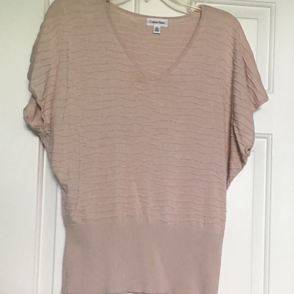 Pink V-Neck Top